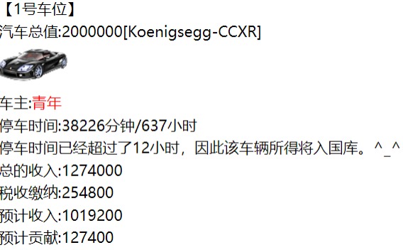 停车时间已经超过了12小时